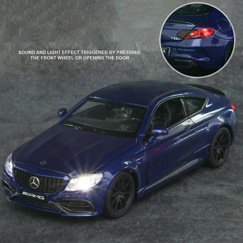 RMZ Литые и игрушечные автомобили C63S спортивный автомобиль 1:32 модель автомобиля