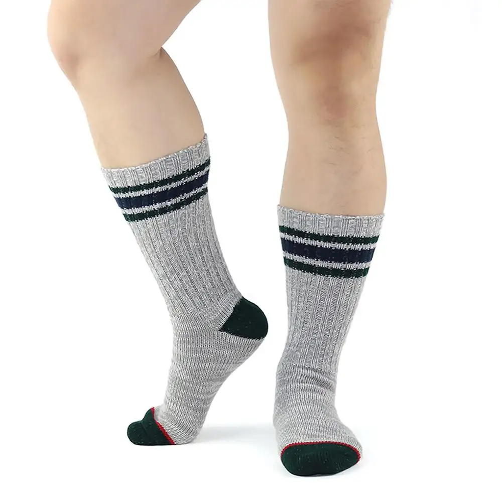 4 пары мужские носки в полоску на осень/зиму | Мужская одежда