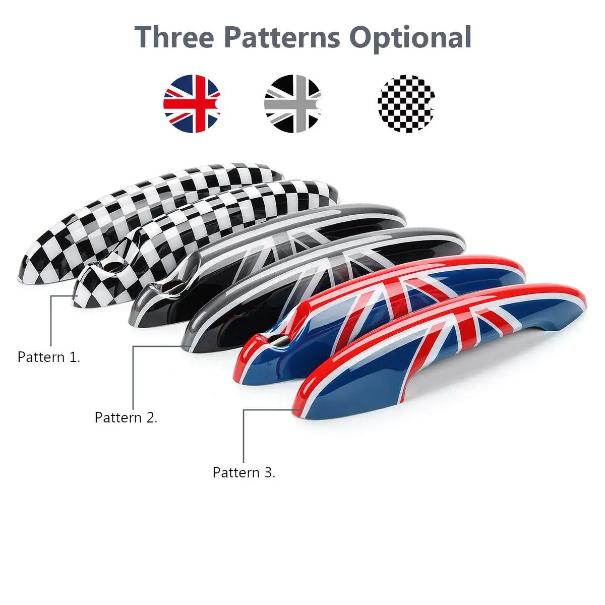 Задняя крышка ABS Подходит для BMW MINI Cooper S R50 R53 R56 R57 R58 R59 2 шт./компл.|Внешние дверные