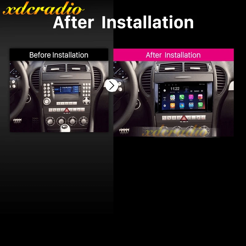 Xdcradio 9 &quotсенсорный экран Android 10 для Mercedes Benz SLK class R171 SLK200 SLK280 SLK300 автомобильное