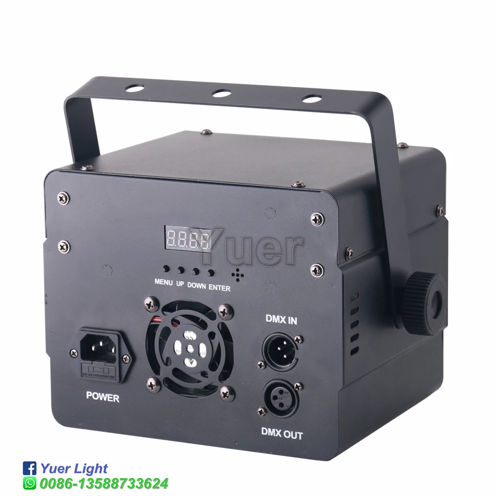 Светодиодный сценический прожектор 4 в 1 лазерный проектор со звуковой