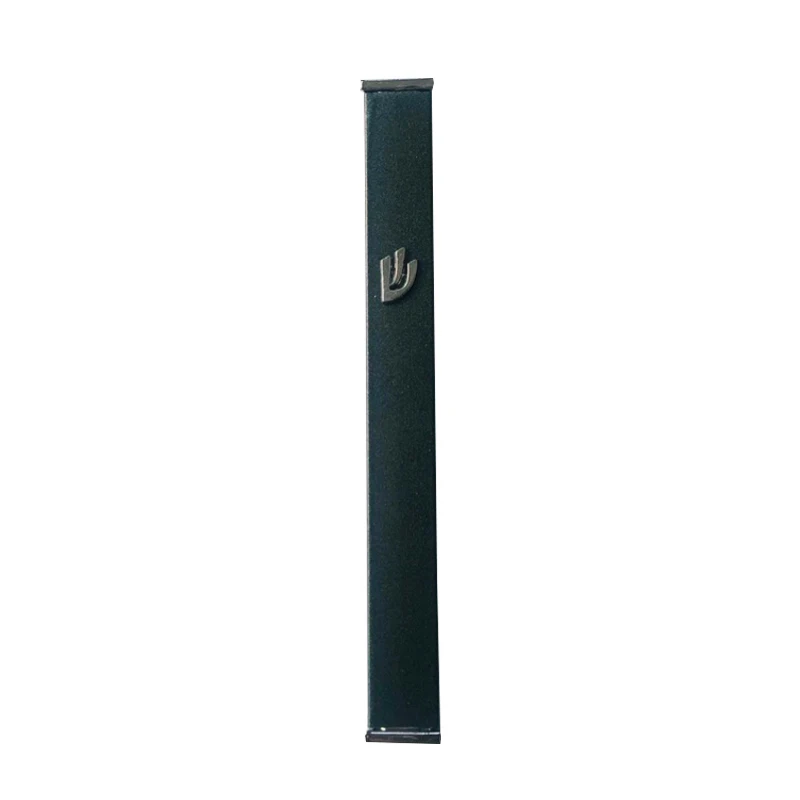 Классический еврейский Алюминиевый Чехол Mezuzah с рельефной оболочкой