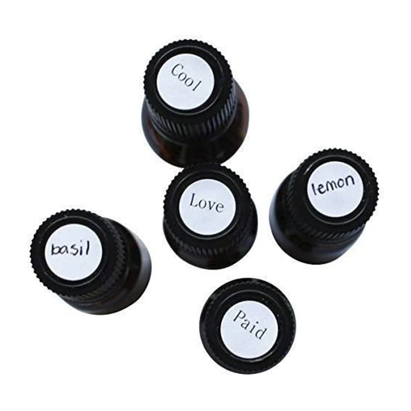 1000 шт. самоклеющиеся записи в белый горошек Стикеры этикетка для Мейсон банки