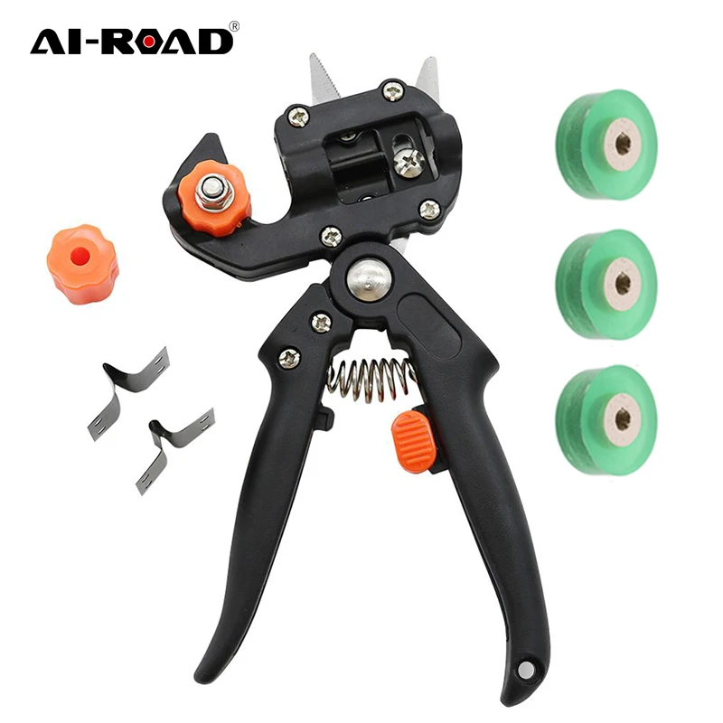 

AI-ROAD Fruit Tree Pruning Shears Garden Grafting Pruner Chopper Vaccination Cutting Scissors Plant Pruning Tools Trimming 1 Set