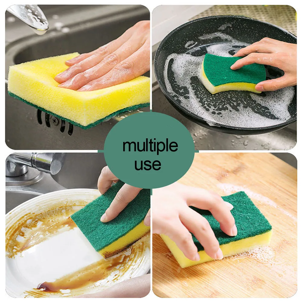 

Soap Pump Dispenser with Sponge Holder Cleaning Liquid Dispenser Container Manual Press Soap Organizer Kitchen Cleaner Tool