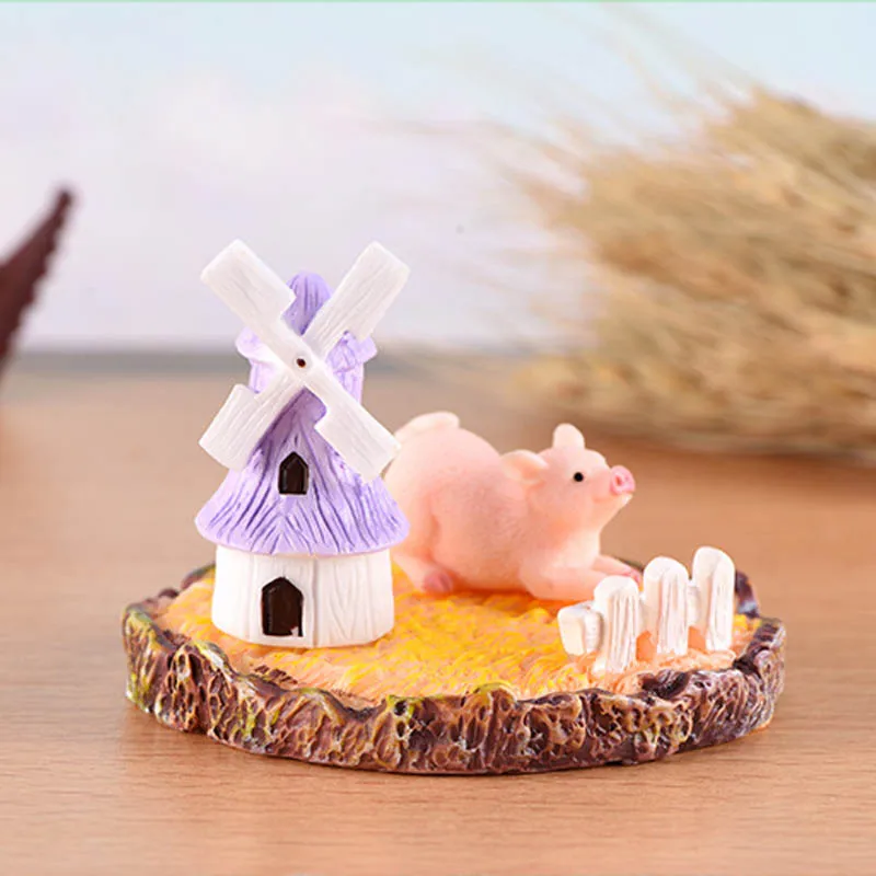 Миниатюрные фигурки 1 набор миниатюрные мох микро пейзаж мультяшное украшение на