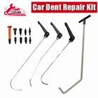 Набор без покраски с крючком для стержней, снятие вмятин на кузове автомобиля, крючки для стержней, ручные инструменты и аксессуары для вмятин и двери