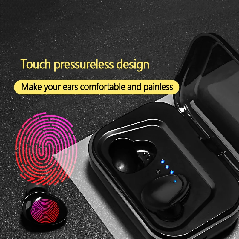 I17 Bluetooth 5 0 гарнитура невидимые мини 3D стерео наушники Hands-free шумоподавление