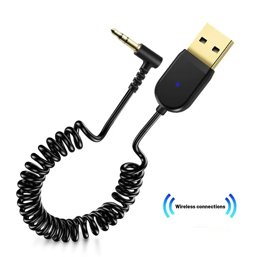 

Беспроводной приемник 5,0 автомобильный Аудиоприемник USB 3,5 мм AUX Стерео Hifi автомобильный передатчик динамик