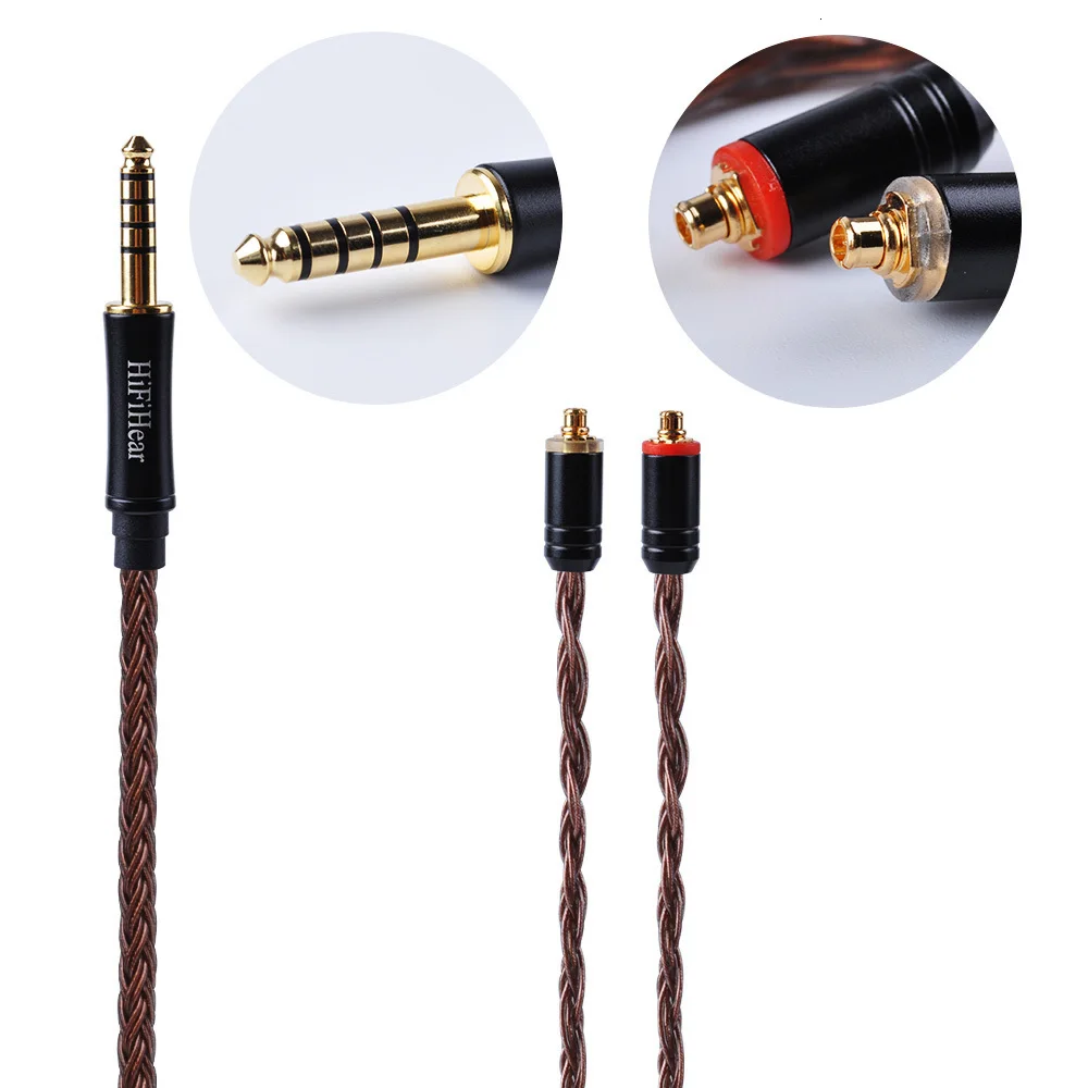 HiFiHear 16 Core посеребренный кабель 2,5/3,5 мм сбалансированный кабель с MMCX/2pin для BLON BL-03 LZ ZSX KZ ZS10 ZS6 AS10