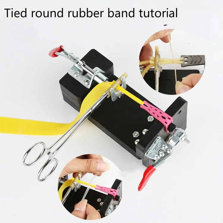 Slingshot завязанный резиновый инструмент плоская резиновая лента круглый ремешок