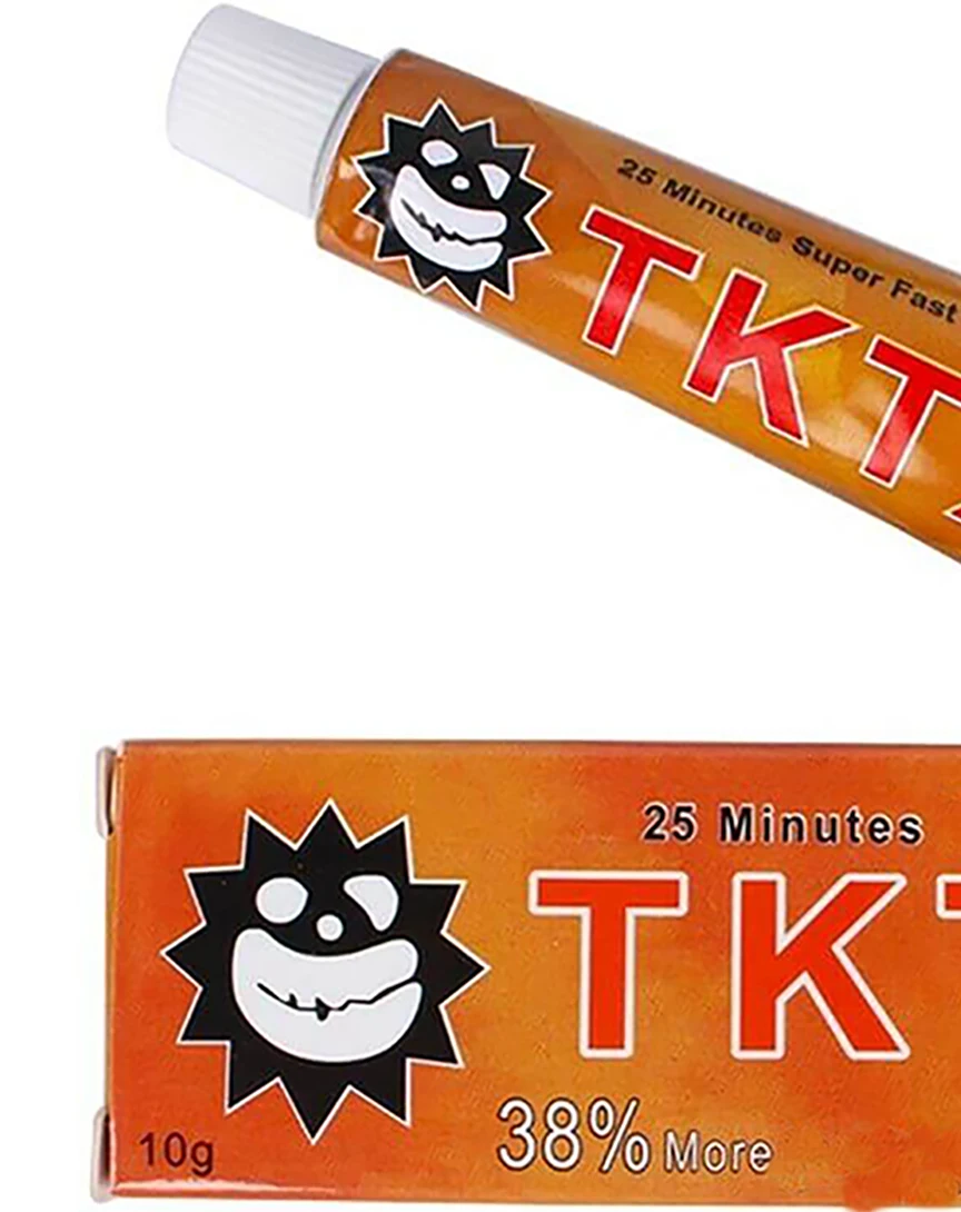

10 pcs of 40% gold tktx former cream aid perforation painless permanent makeup body eyebrows eyeliner lips pain relief