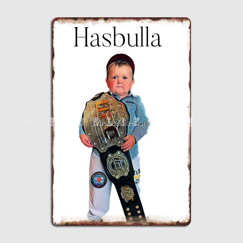 

Hasbulla Metal Sign Cinema Garage Pub Garage Design Painting Décor Tin Sign Poster