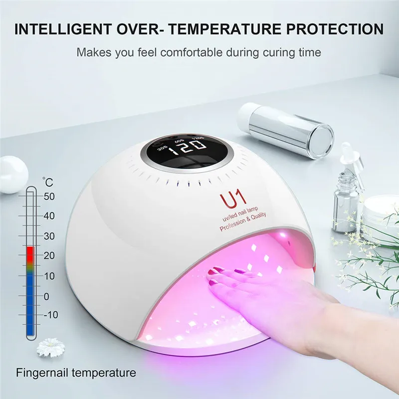84 Вт высокой мощности для ногтевой фототерапии лампа интеллигентая (ый) Индукция