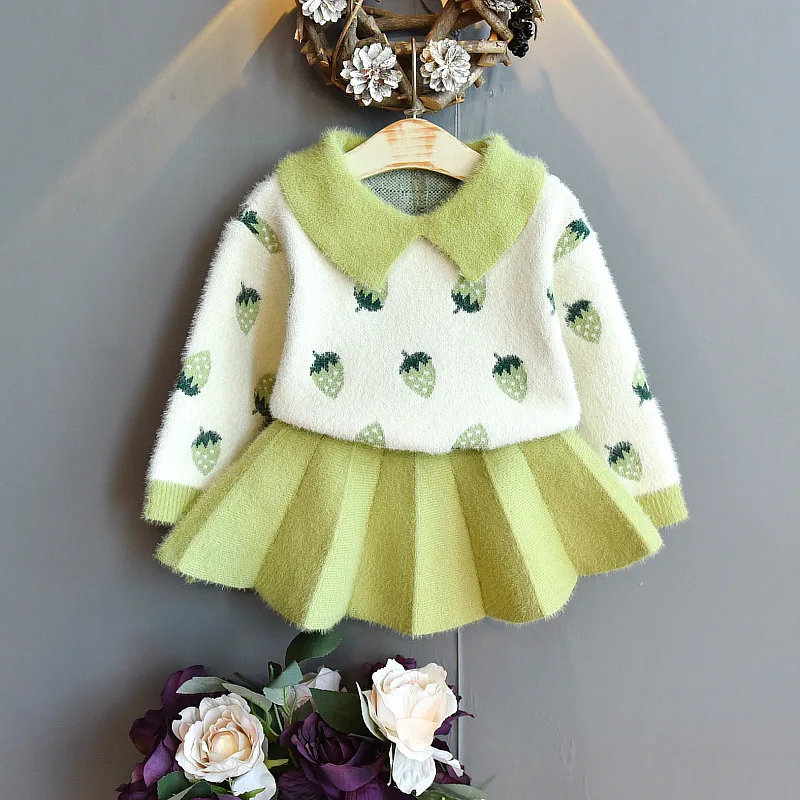 детская одеждаосень зимний костюм детскийВязание Свитер одежда для