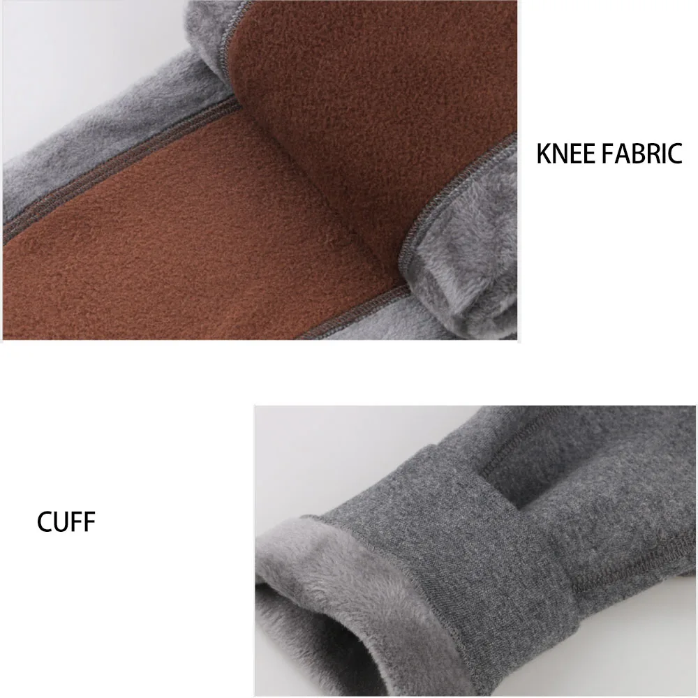 Long Underpants Thermal Underwear Man Winter Base Layer Warm Legging Brushed Tight Thermo Pant Knee Thick Long Johns Cotton Wool