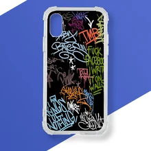 Graffiti style design smartphone case for Samsung S21 S30 Ultra A51 M12 S9 A21 S20 lite Note 10 pro plus mobile phone back cover