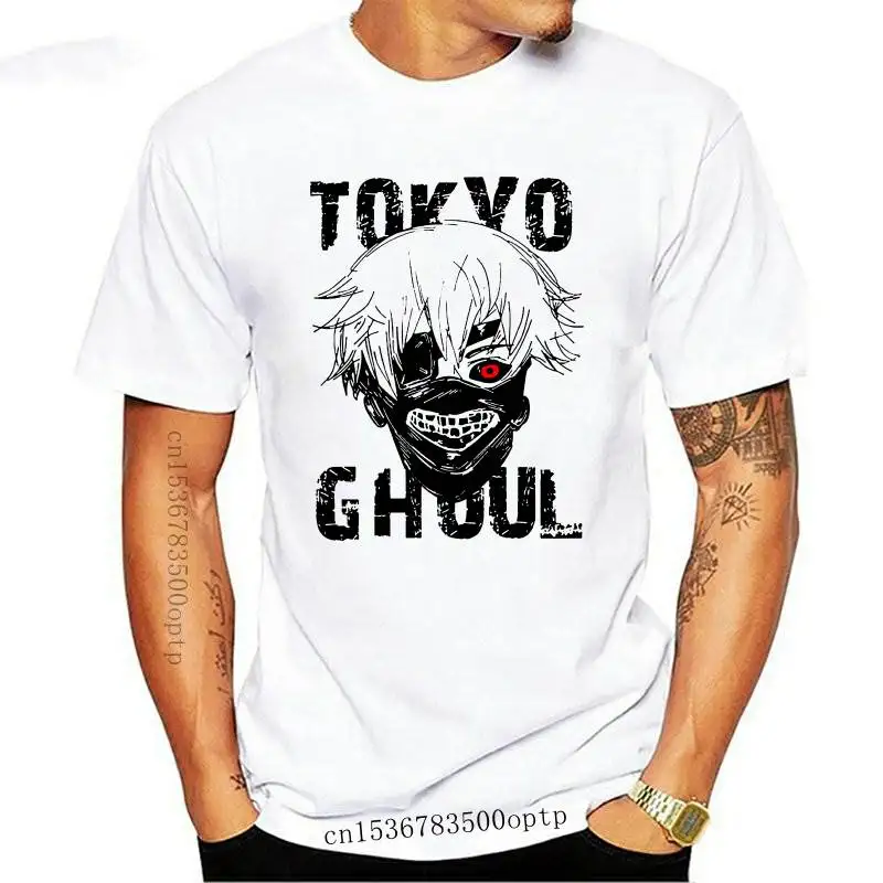 

New Ken Kaneki Tokyo Ghoul Anime T-shirts Men Women Harajuku Aesthetic T-Shirt Casual Ulzzang Short Sleeve Cotton Tops Summer Te