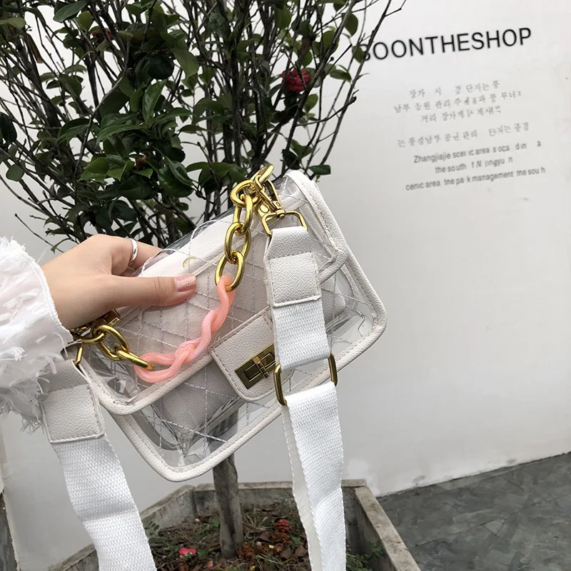 Новинка лета 2020 миниатюрная жидкая пляжная гелевая сумка через плечо женская