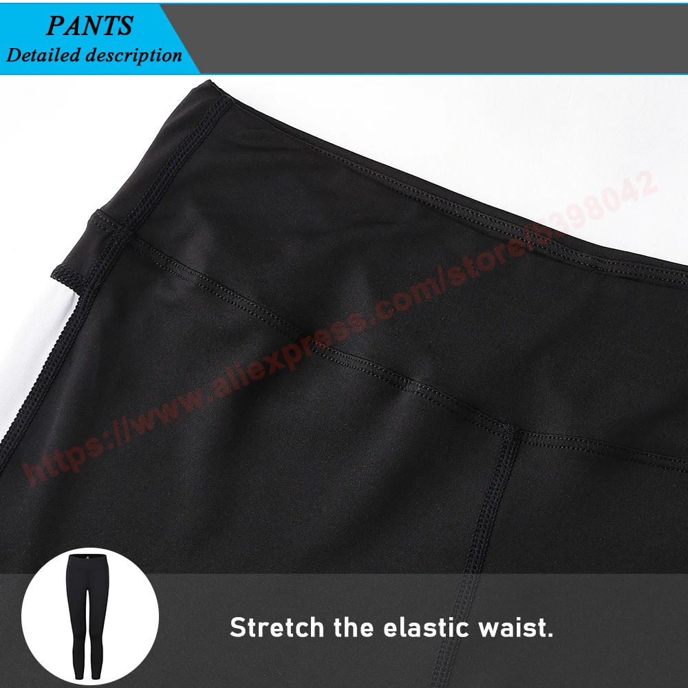 Gym Yoga Pants Women's New Running Fitness Leggings Sports Training Workout Patchwork Trousers