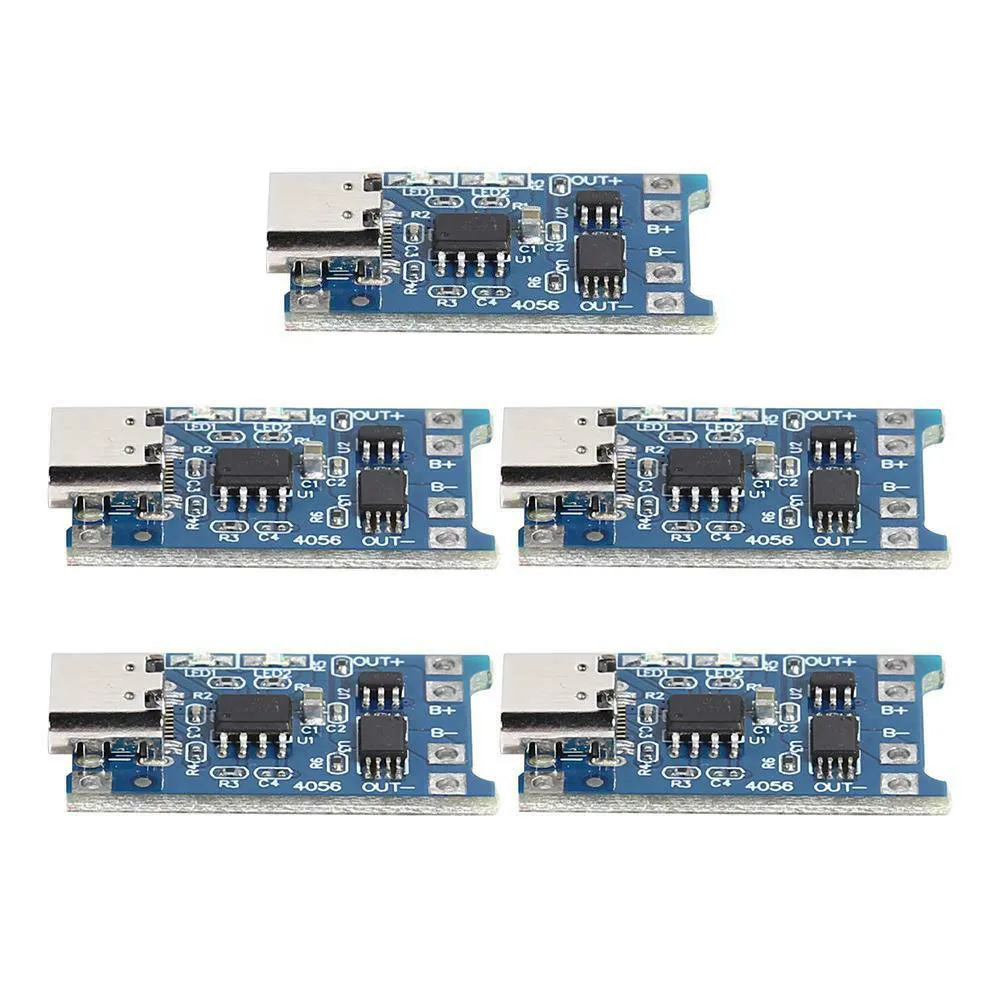 

TP4056 Battery Charger Module With USB Type-C 1A Lithium 2.8cm * 1.7cm