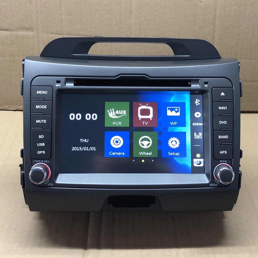 BYNCG 2din 7INCH Car DVD Multimedia Player for Kia Sportage 2010 2015 Autoradio GPS Navigation Stereo Music Audio Player|Автомагнитолы|