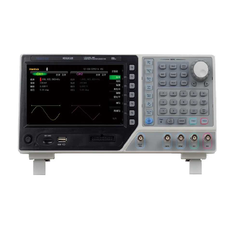 

Hantek HDG2032B 30MHz 16Bit 250MSa/s 64M Dual Channel Arbitrary Waveform Generator DDS Function Generator