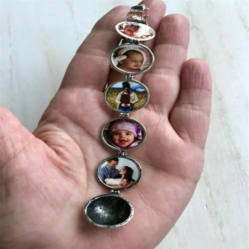 Лидер продаж 2020 волшебное 4 фото ожерелье с подвеской-замочком память плавающие