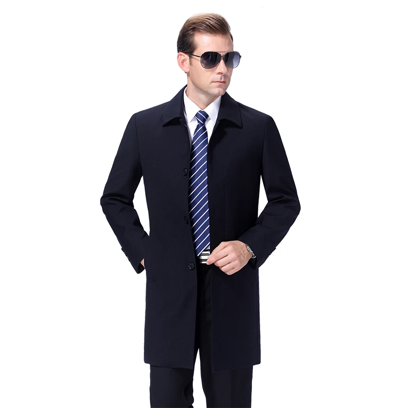 2021 Мужское Пальто Весна Длинное Мужская Длинная Куртка Осень Длинные Ветровка