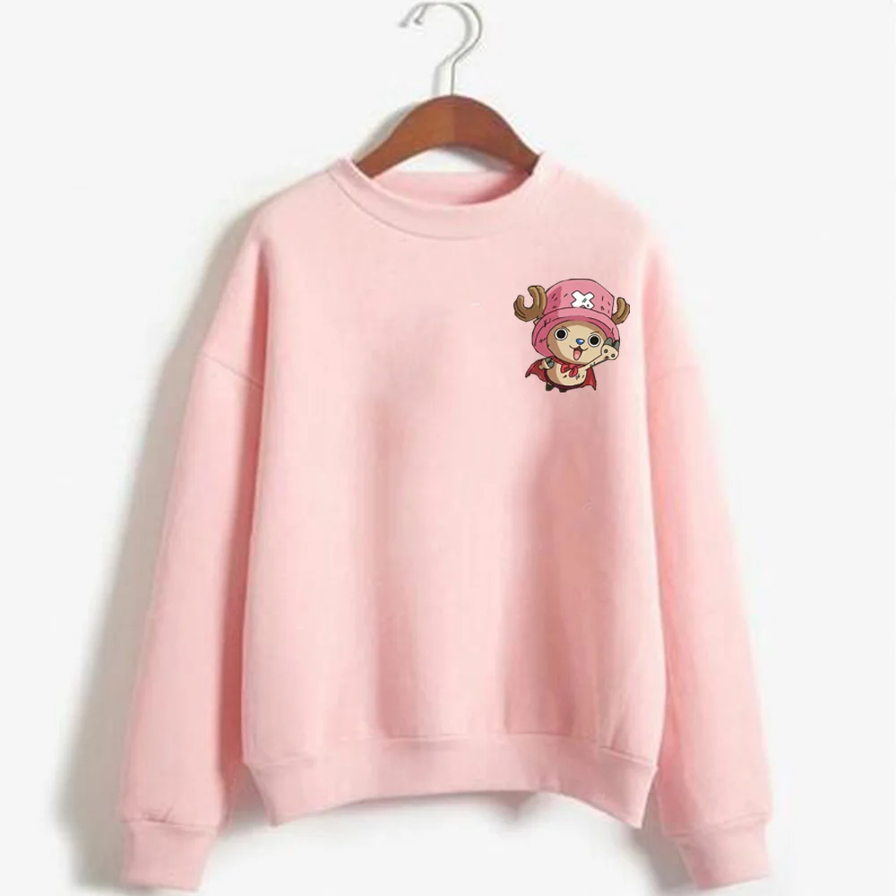 

Kawaii Anime Cartoos Tony Tony Chopper Print Men Women Sweatshirt ONE PIECE Hoodie Streetwear Pullover Simple Graphics Hoody