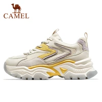 camel womens sneaker shoes fashion ladies summer new style thick soled breathable mesh casual chunky shoes women shoes