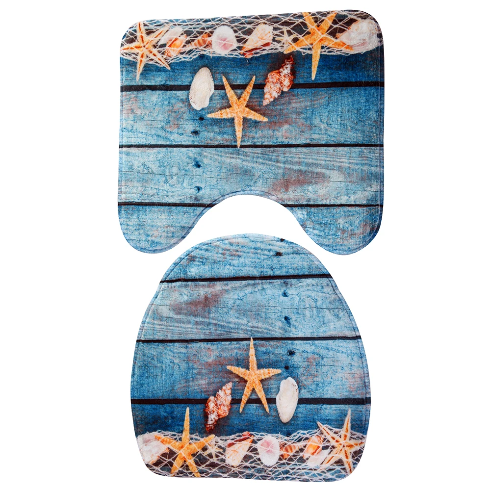 3 шт. фланелевый коврик для ванной комнаты напольные коврики мягкое сиденье