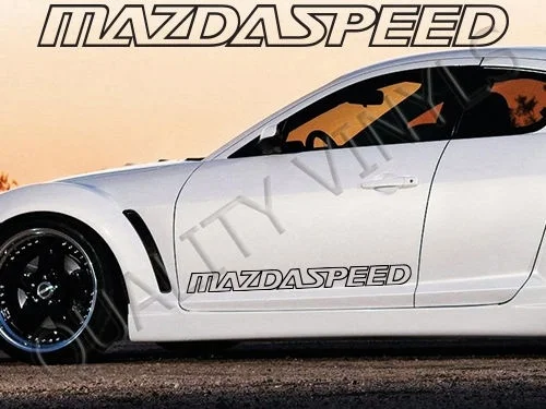 Графические наклейки для 2 шт./пара P40 MAZDASPEED DOOR LOGO 3 5 6 7 8 RX7 RX8 MX MX5 323 | Автомобили и