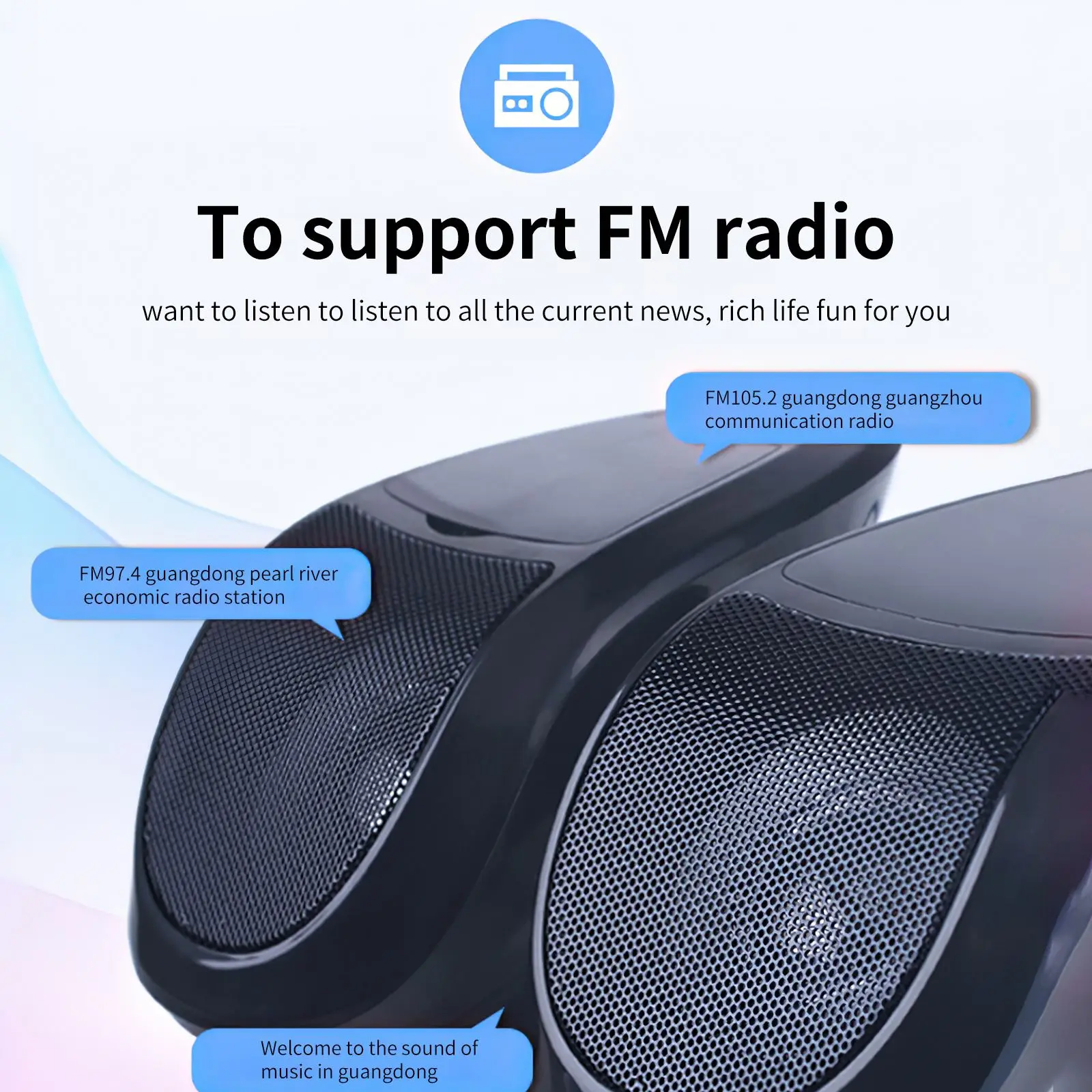 

AOZBZ прочный мотоцикл аудио Bluetooth радио с подсветкой модифицированный практичный электрический автомобиль динамик усилитель машины