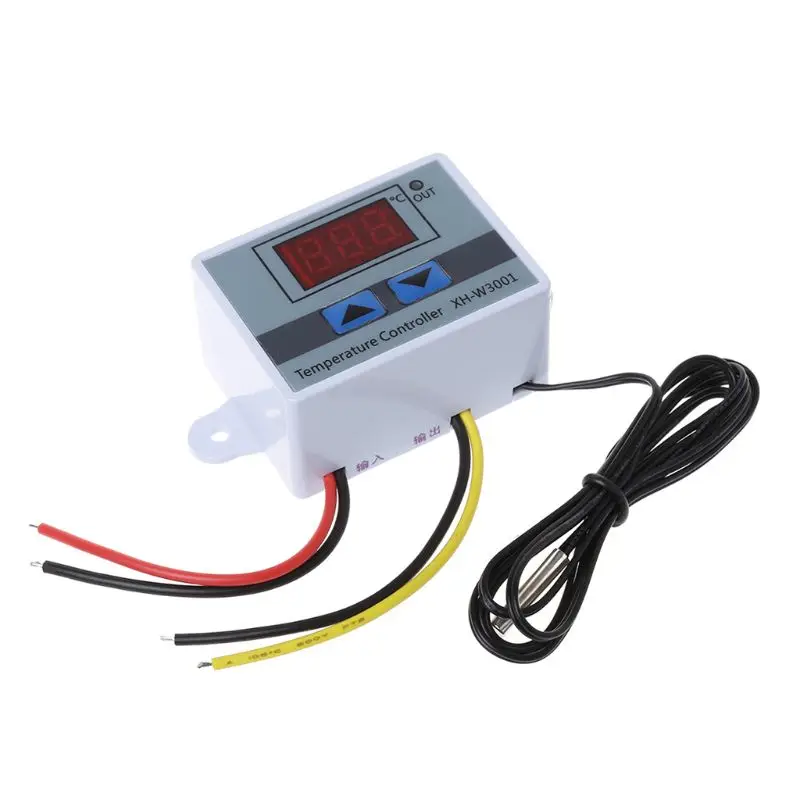 

2021 New 220V LED Digital Temperature Controller 10A Thermostat Control Switch Probe New