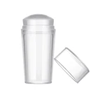 Мини-штамп для дизайна ногтей из мягкого силикона с прозрачной головкой пластиковый штамп для стемпинга ногтей набор для стемпинга