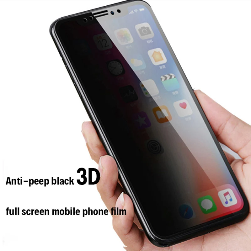 Пленка для мобильного телефона анти овечья Черная 3D полноэкранная мягкая стальная пленка серии iPhone