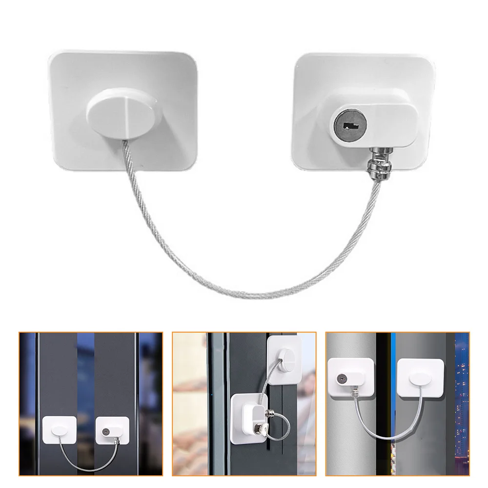 

Self Adhesive Refrigerator Cabinet Lock Window Drawer Door Lock for Baby Safety