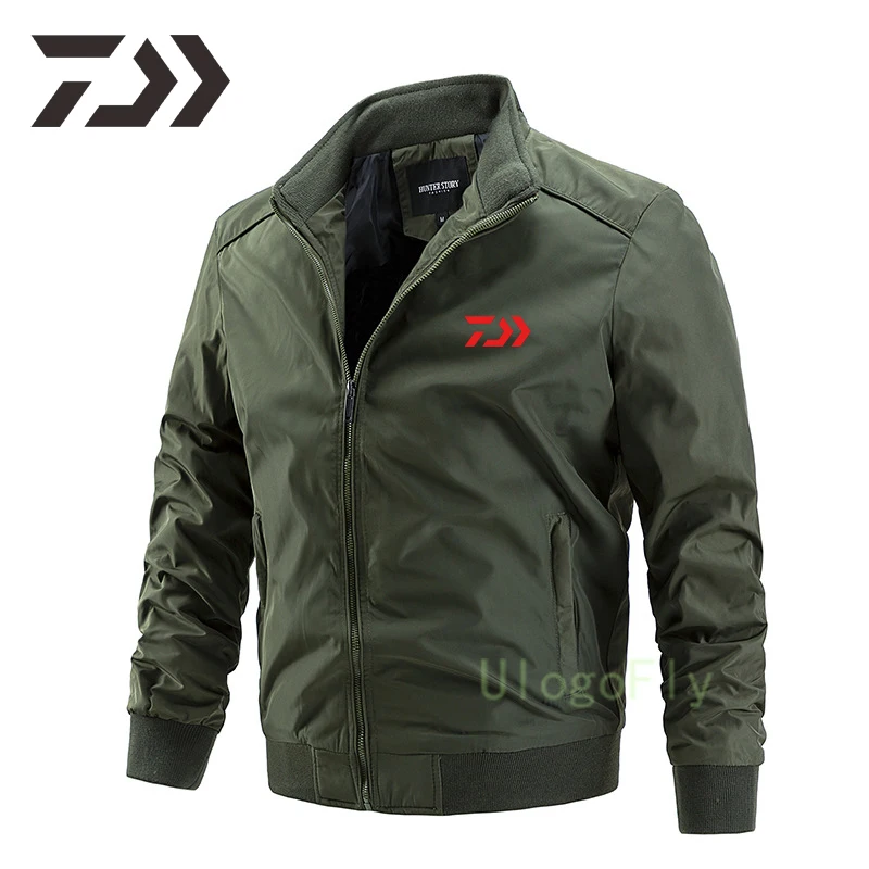 

Daiwa Fishing Jacket Breathable Spring Autumn Camping Fishing Clothes Windproof Zipper Shimanos Windbreaker for Men Naturehike