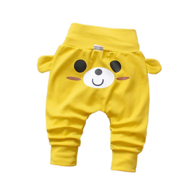 Новые милые детские брюки на весну и осень повседневные модные хлопковые с