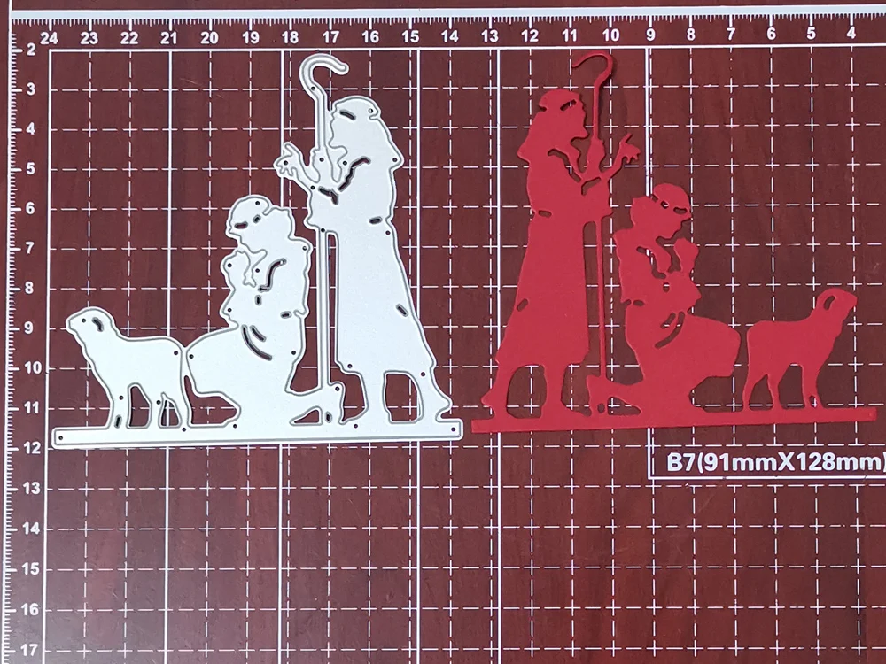 Металлические режущие штампы shepherd для рукоделия Religion Pray высечки формы трафарет
