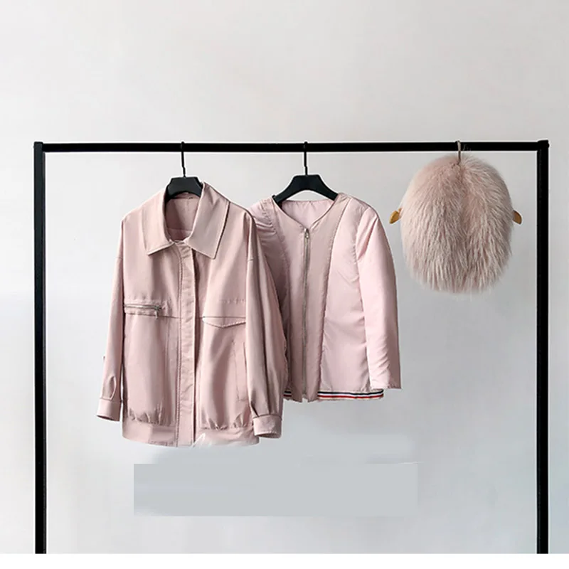 Real Rex Rabbit Fur Liner Parka Coat 2020 New Winter Jacket Women's Long Removable White Raccoon Fur Collar Korean Oversize