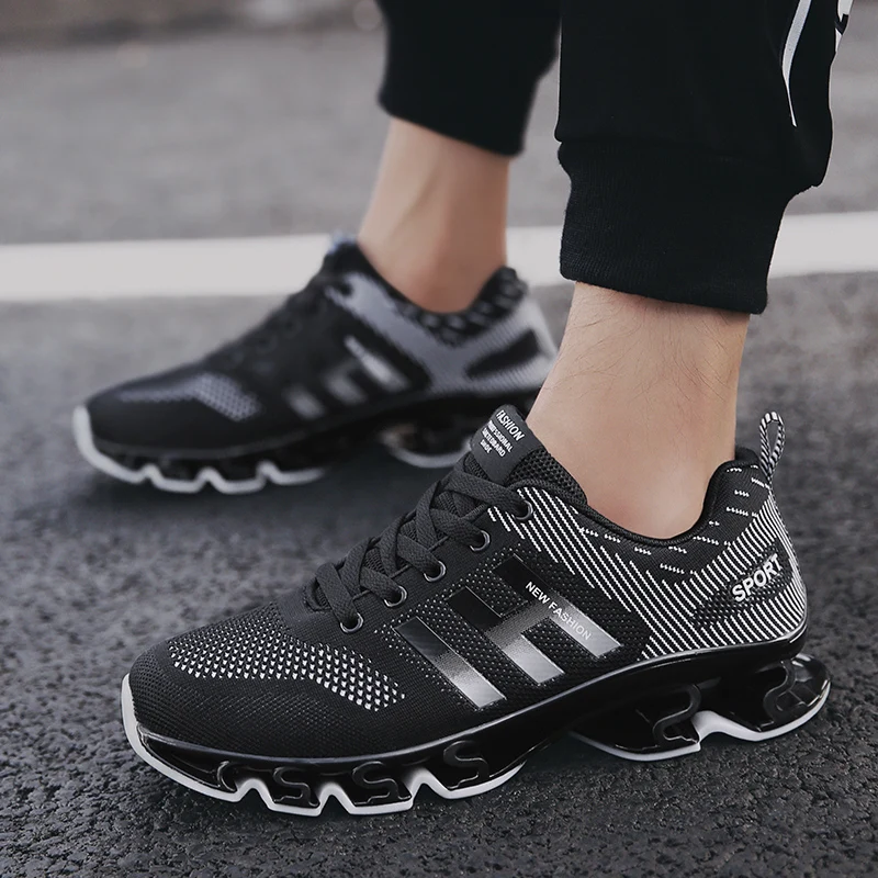 

Male Casual Shoes Men Mesh Breathable Sneakers Shoes Shockproof Sport Footwears Walking Shoes Man Dropshipping Plus Size 47