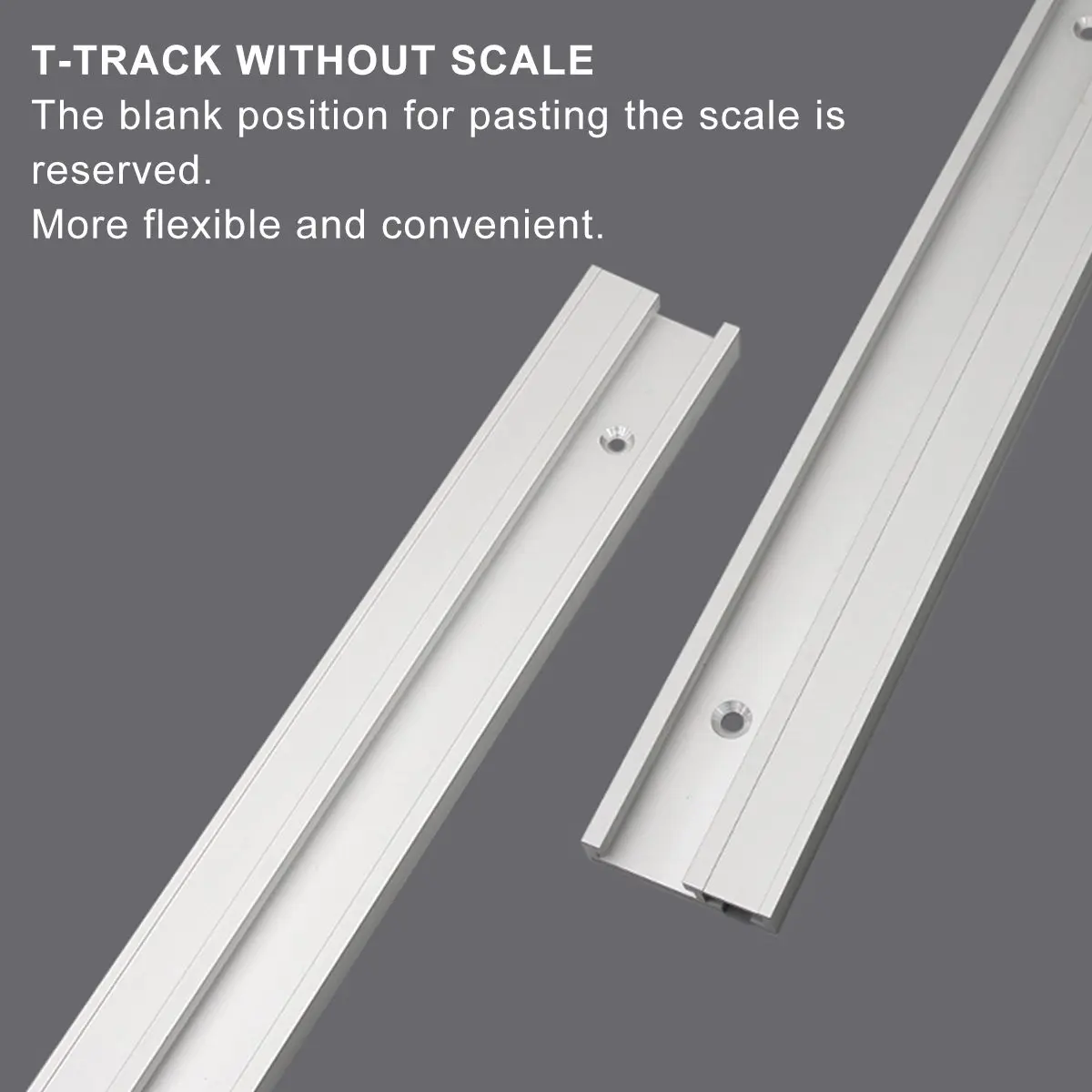 

300-1220mm Woodworking 45 Type T-track T-slot Miter Track Jig Screw Fixture Slot 45x12.8mm Table Saw Router Woodworking DIY Tool