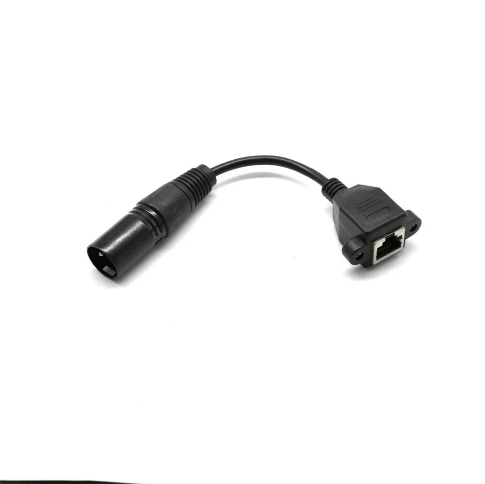 RJ45 гнездовой разъем для XLR 3 контактный штекер сетевой конвертер адаптер кабель 15