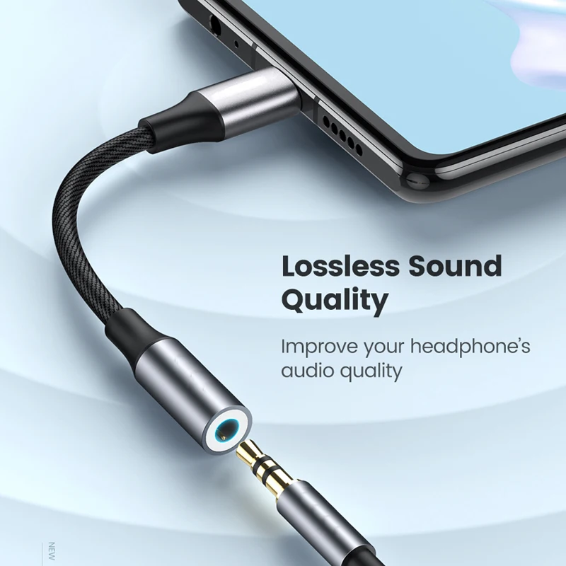 USB Type C to 3.5mm Headphone Jack 3.5 AUX Cable For Huawei P30 P20 pro Xiaomi Mi 9 8 se Oneplus 7 Audio Adapter | Мобильные