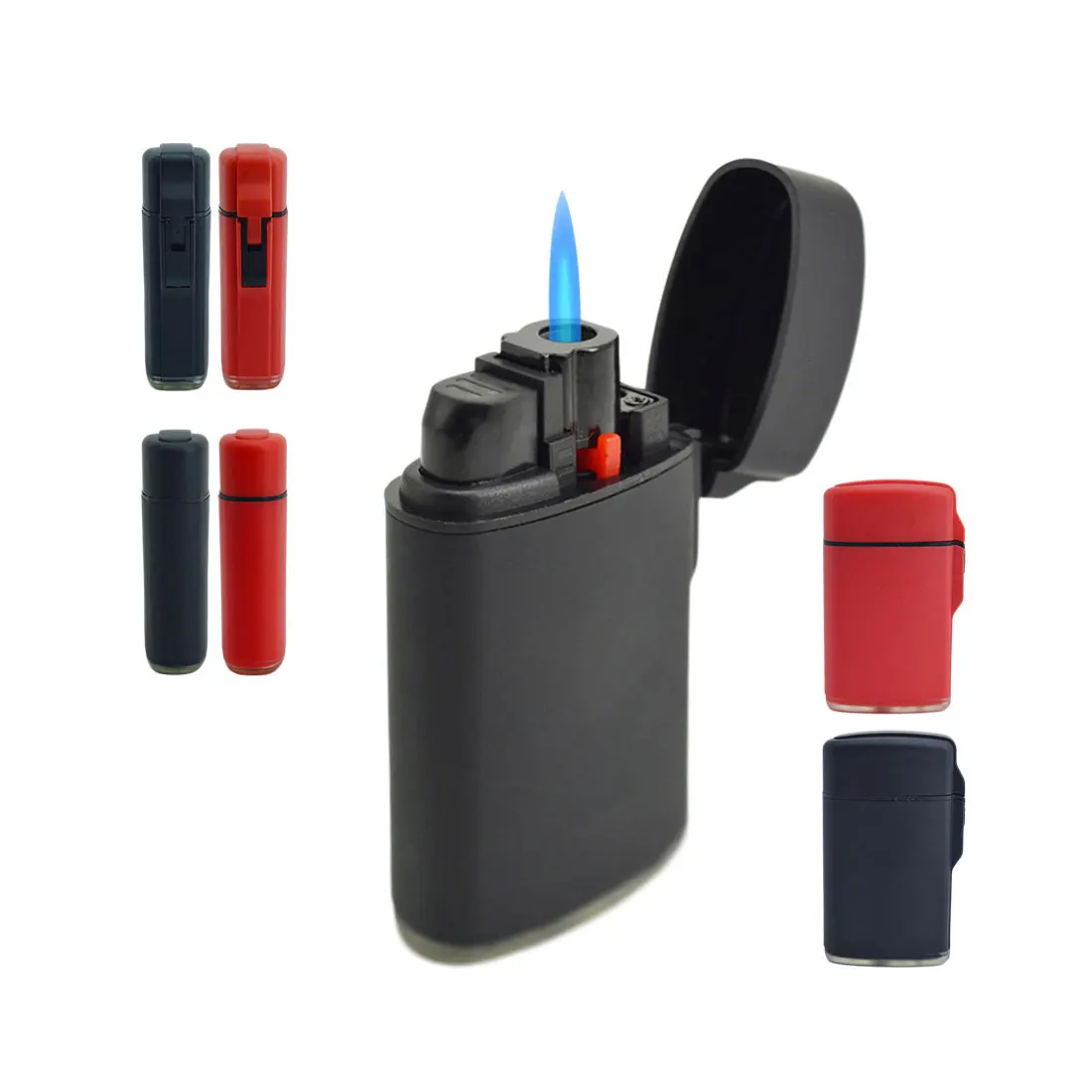

Портативная Бутановая Зажигалка, многоразовая газовая ветрозащитная Зажигалка для сигар, сигарет, аксессуары для курения