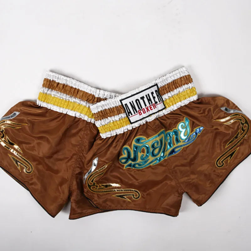 Детские шорты MMa Muay Thai, детские шорты для мальчиков, Bjj, шорты для кикбоксинга, мужские женские боксеры, боксерский бой, шорты для фитнеса, спортивная одежда - Цвет: 9