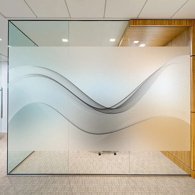 

Opaque Window Stickers Office Privacy Frosted Stained Glass Sticker Self Adhesive Vinilo Puerta Cristal Home Decor DE50ZST