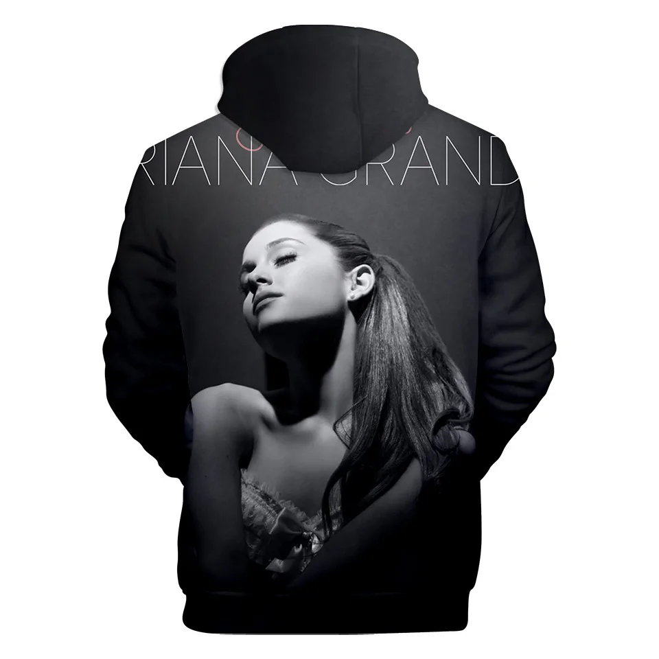 Милые Удобные толстовки Ariana Grande 3D для женщин/мужчин СПАСИБО следующая певица Ариана Гранде 3D Harajuku девушка толстовки